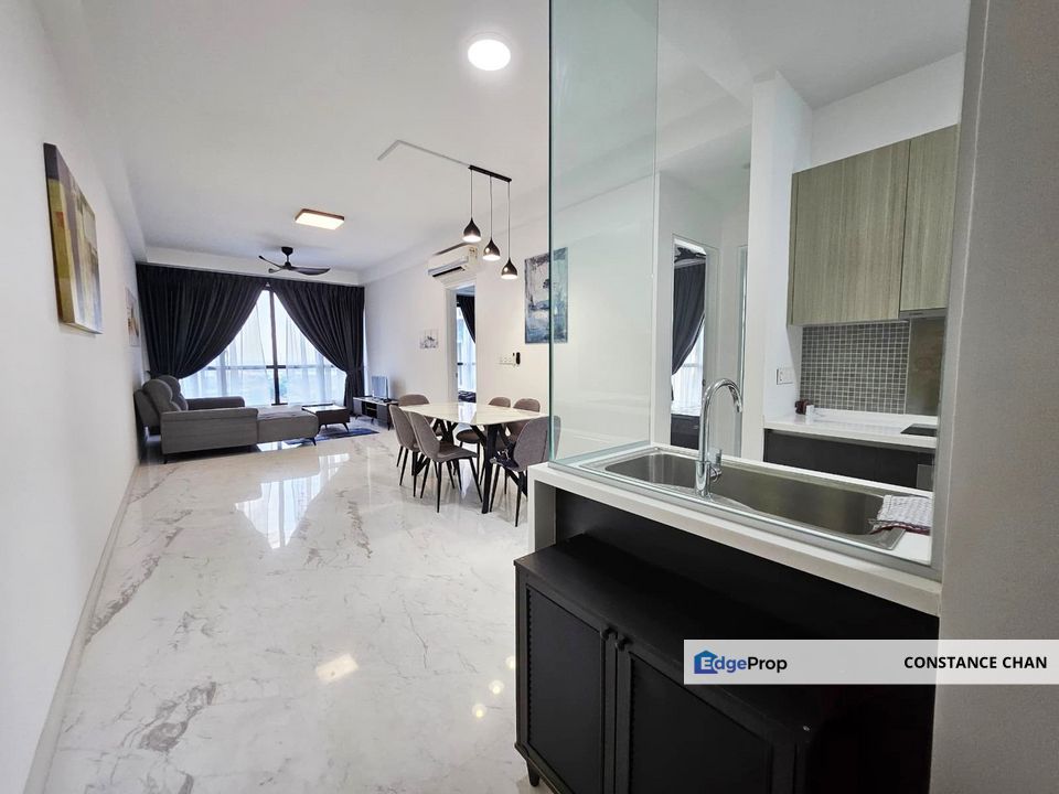 Setia Sky 88 @ JB Town 3 Bedrooms Apartment Fully Furnished For Rent, Johor, Johor Bahru