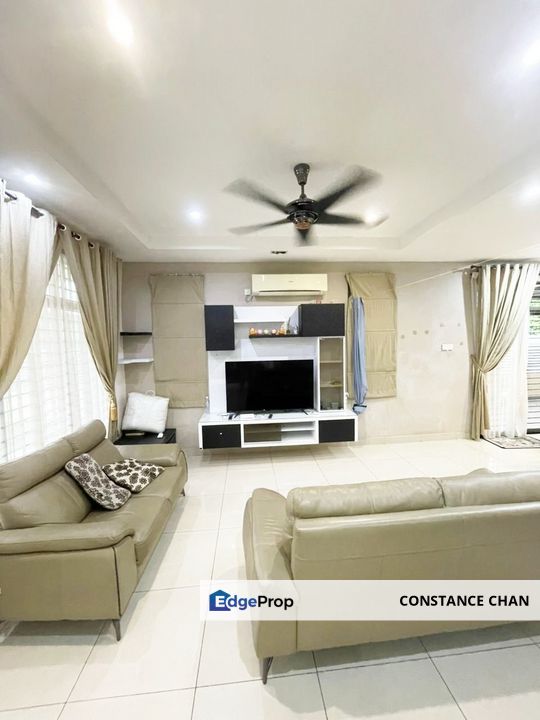 Adda Heights Blue Sky Cluster House Fully Furnished For Rent, Johor, Johor Bahru
