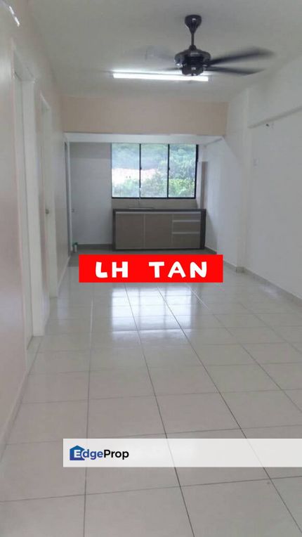 Pusat Bayan Sungai Ara opposite Desa Bayan low floor renovated with floor tiles & kitchen For Sale, Penang, Bayan Lepas