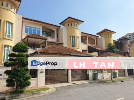 Tanjung Bungah Hillview Garden Vienna 3 storey terrace house partially furnished for sale, Penang, Tanjung Bungah