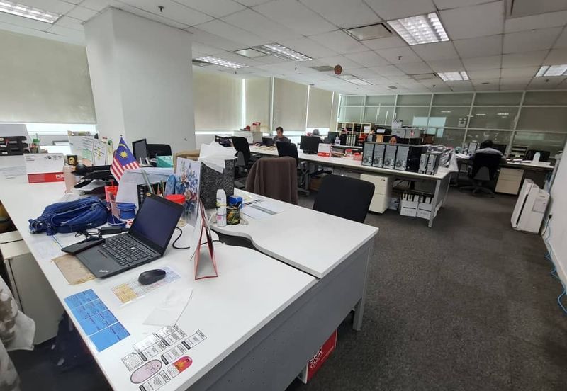 Fully fitted office unit at Midvalley