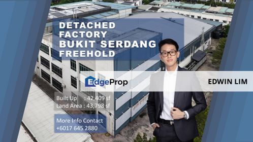 Detached Factory at Kawasan Perindustrian Bukit Serdang, Bukit Serdang, Seri Kembangan, Selangor, Seri Kembangan