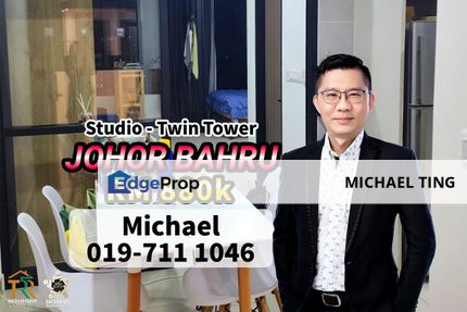 Twin Tower Residence , Studio Unit , Johor Bahru , Johor, Johor, Johor Bahru