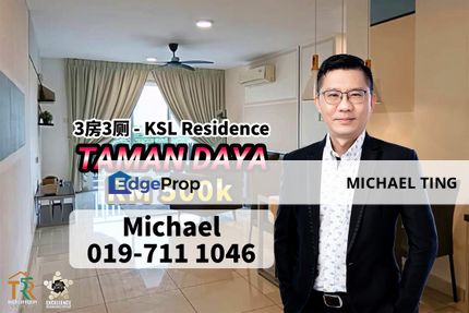 KSL Residence 3 Bedroom Unit , Taman Daya , Johor Bahru , Johor, Johor, Johor Bahru