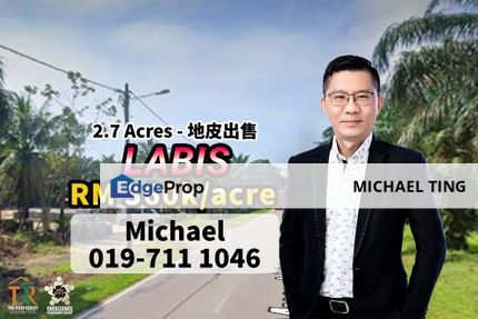 Labis 2.7 Acres Land , Muar , Johor, Johor, Segamat