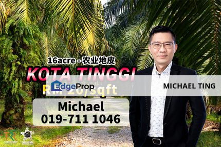 Kota Tinggi Agriculture Land , Johor, Johor, Ulu Tiram