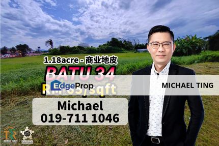 Batu 34 Commercial Land , Pontian , Johor, Johor, Pontian