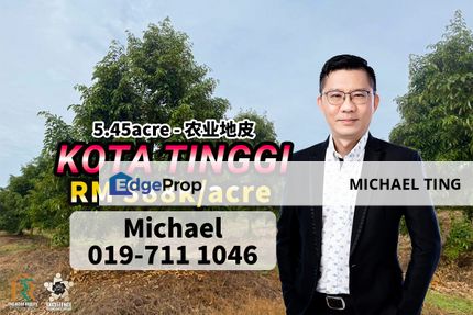 Kota Tinggi Agriculture Land For Sale, Johor, Ulu Tiram