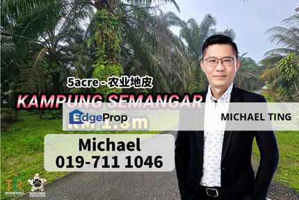 Kampung Semangar Agriculture Land For Sale, Johor, Ulu Tiram