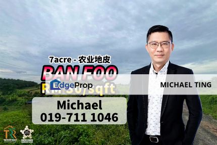 Ban Foo Agriculture Land For Sale, Johor, Ulu Tiram