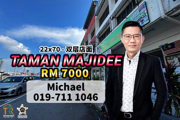 Taman Majidee - 2 Storey Shop For Rent