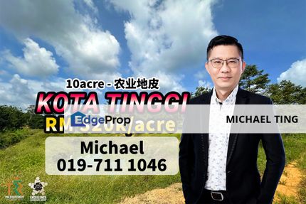 Kota Tinggi Agriculture Land For Sale, Johor, Ulu Tiram