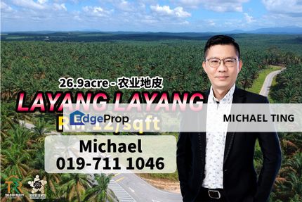 Layang Layang Agriculture Land For Sale, Johor, Kulai