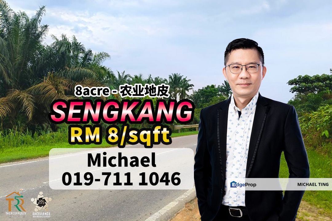 Sengkang Agriculture Land For Sale, Johor, Kulai