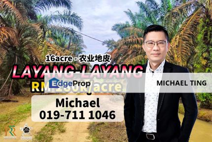 Layang-Layang Agriculture Land For Sale, Johor, Kulai