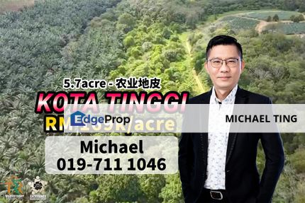 Kota Tinggi Agriculture Land For Sale, Johor, Ulu Tiram