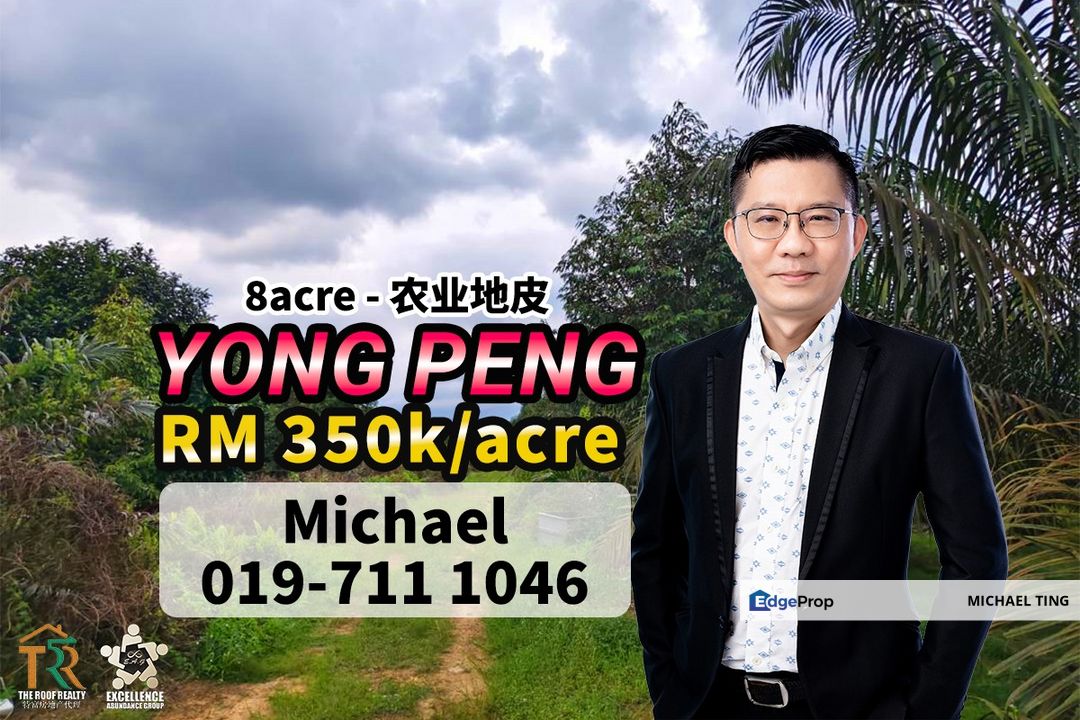 Yong Peng Agricultural Land For Sale, Johor, Kluang