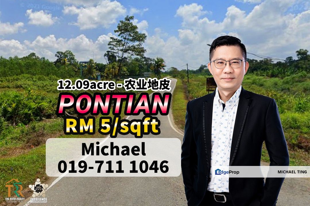 Pontian Agricultural Land For Sale, Johor, Pontian
