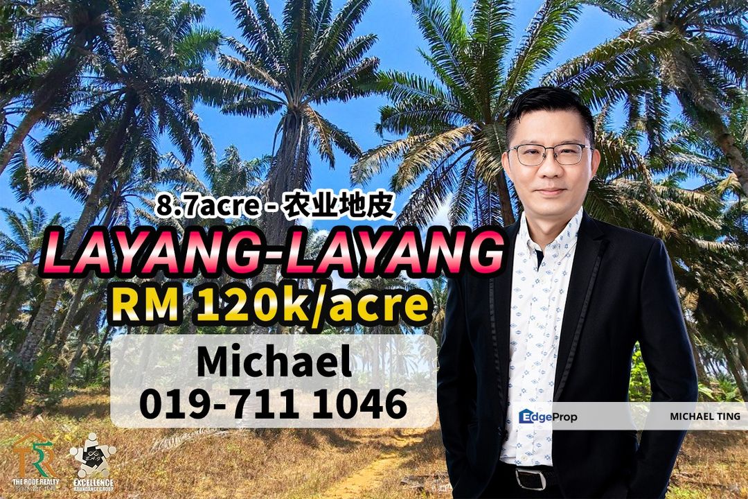 Layang-Layang Agricultural Land For Sale, Johor, Kulai