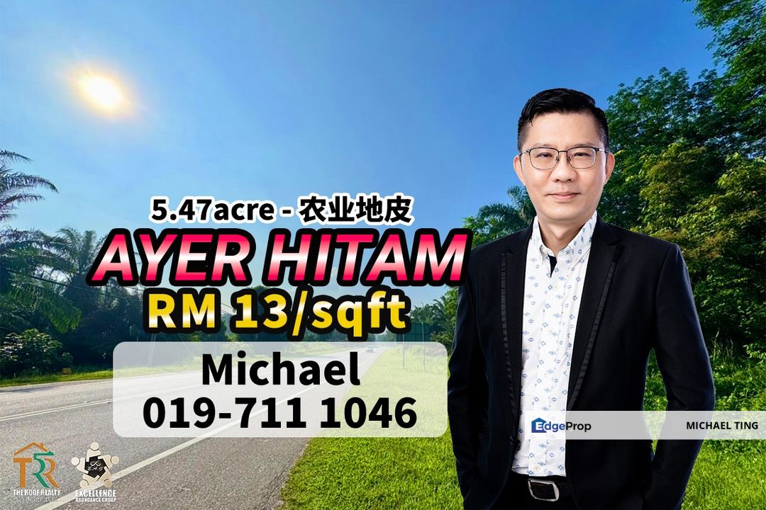 Ayer Hitam Agricultural Land For Sale, Johor, Kluang