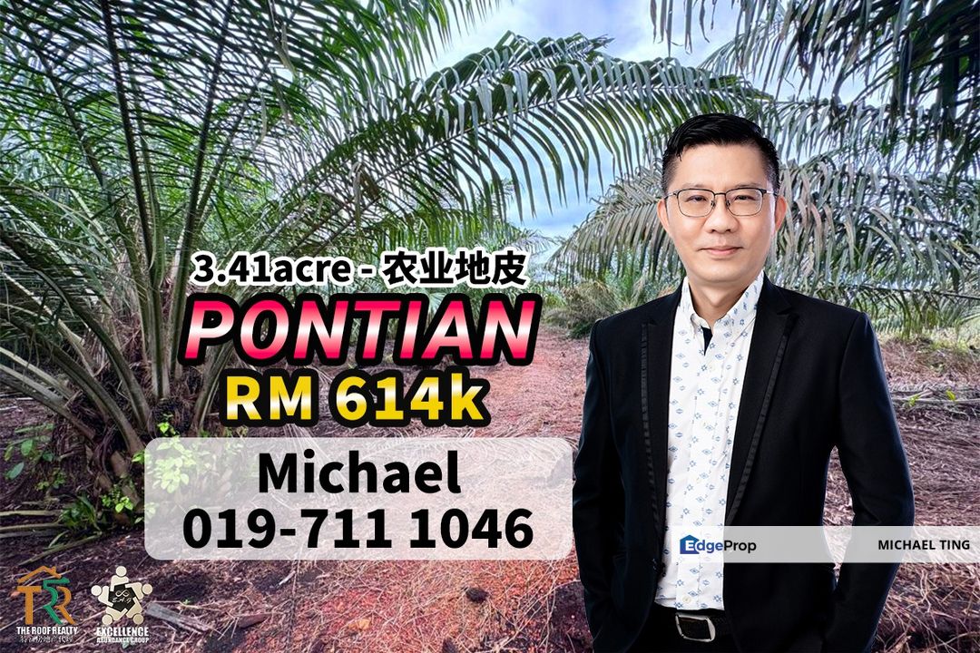 Pontian Agricultural Land For Sale, Johor, Pontian
