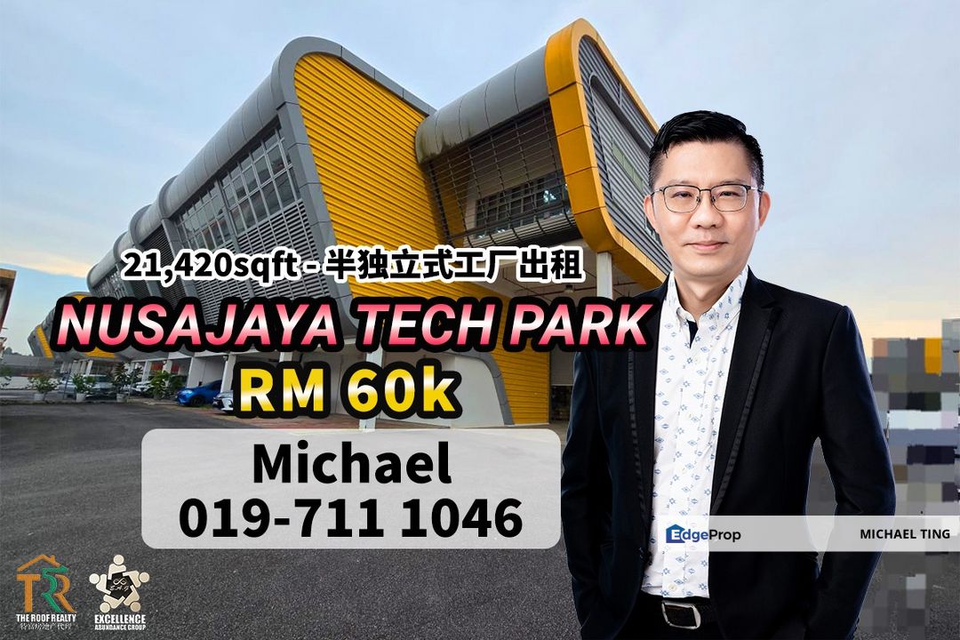 Nusajaya Tech Park - Semi-D Factory For Rent, Johor, Nusajaya