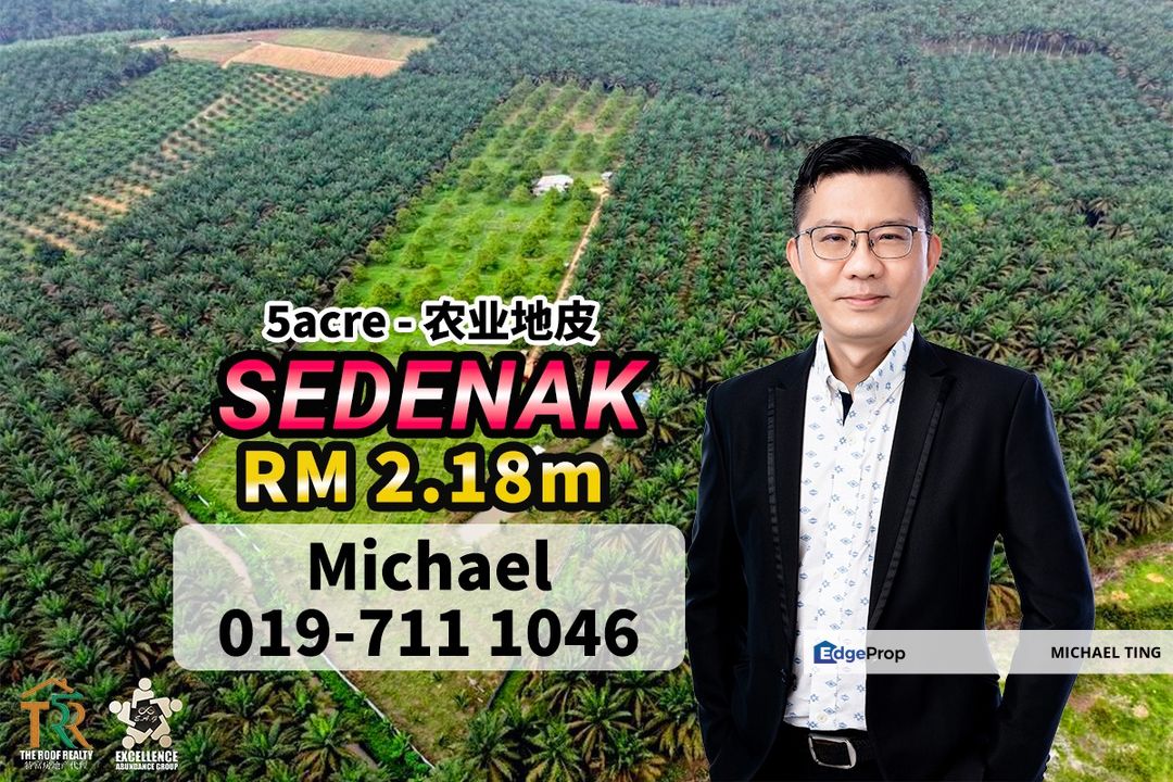 Sedenak Agricultural Land For Sale, Johor, Kulai