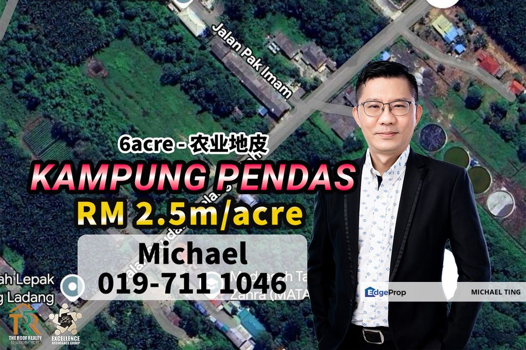 Kampung Pendas Agricultural Land For Sale, Johor, Gelang Patah