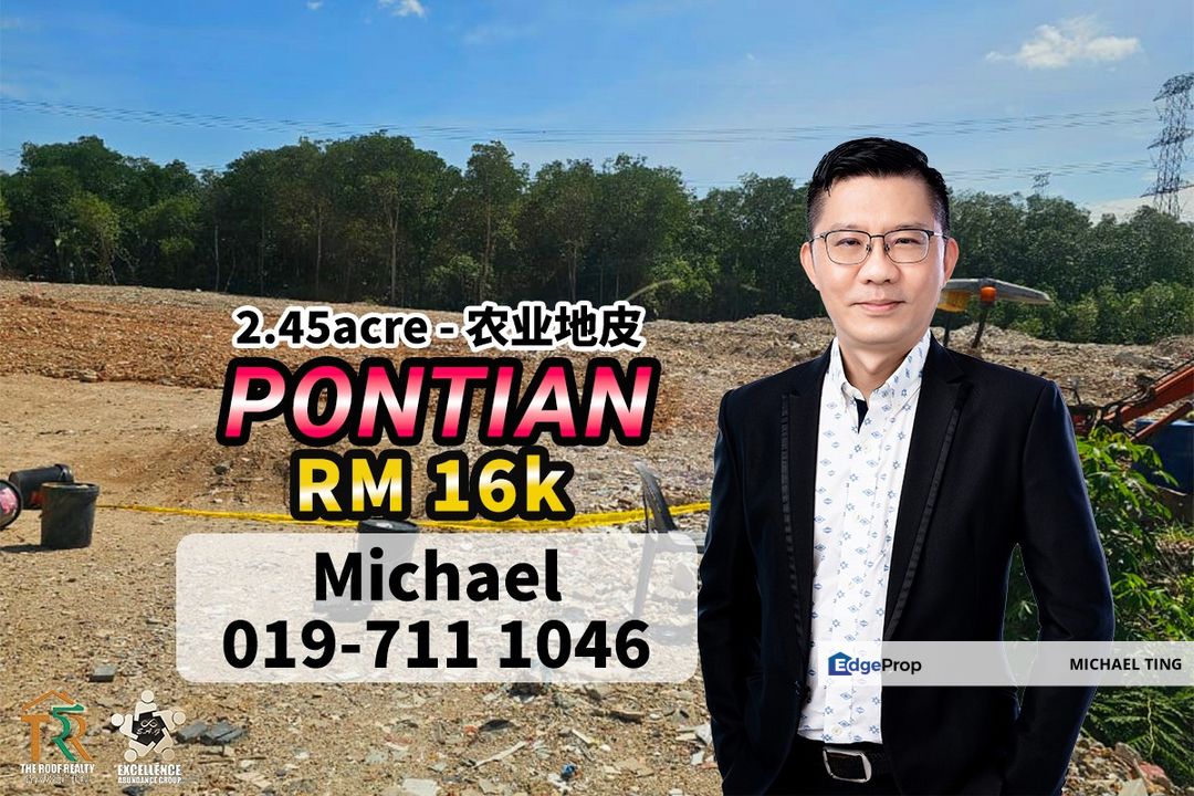 Pontian Agricultural Land For Rent, Johor, Pontian