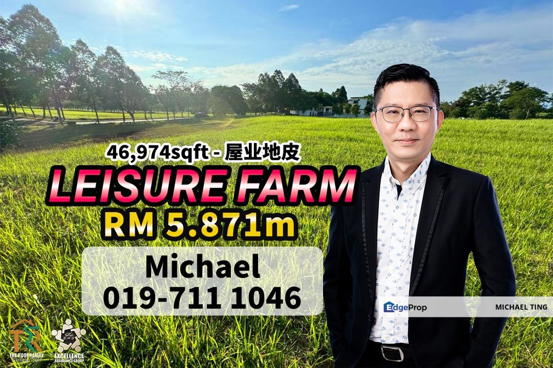 Leisure Farm Residential Land For Sale, Johor, Gelang Patah
