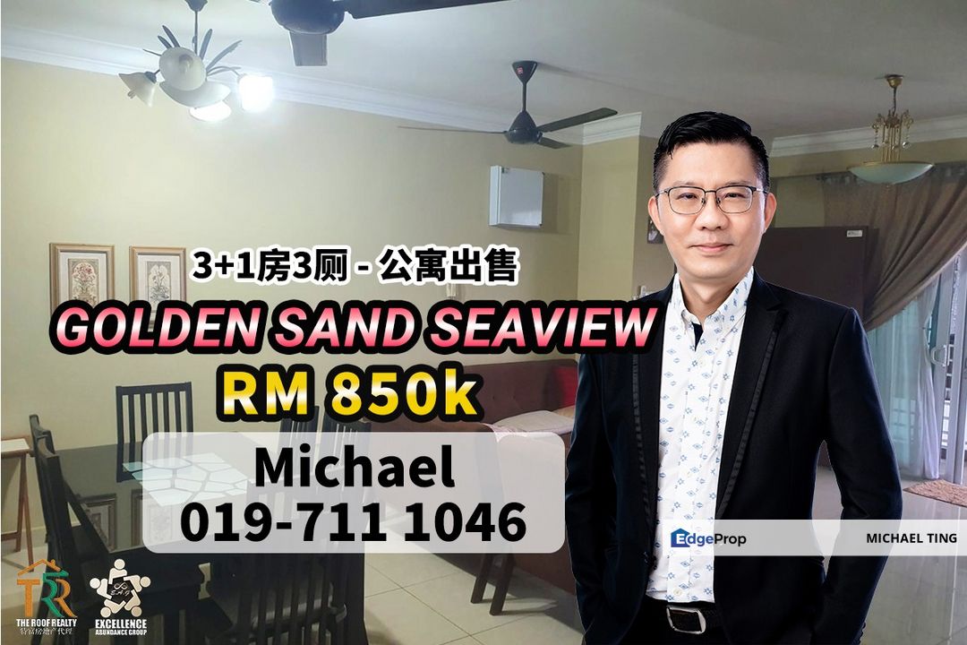 Golden Sand Seaview 3 Bedroom Unit For Sale, Johor, Johor Bahru