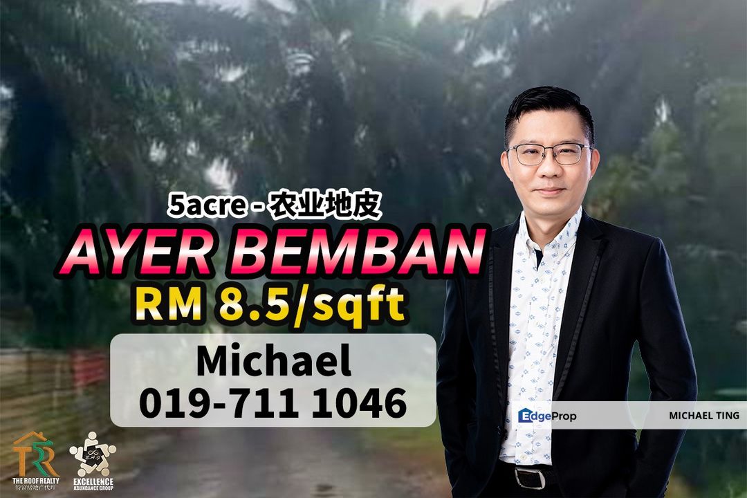 Ayer Bemban Agricultural Land For Sale, Johor, Kulai