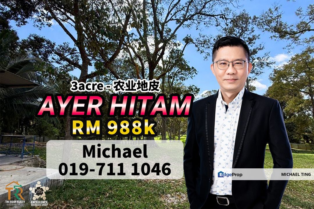 Ayer Hitam Agricultural Land For Sale, Johor, Kluang