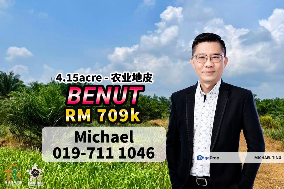 Benut Agricultural Land For Sale, Johor, Pontian