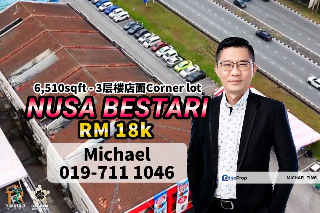 Nusa Bestari - 3 Storey Shop For Rent, Johor, 