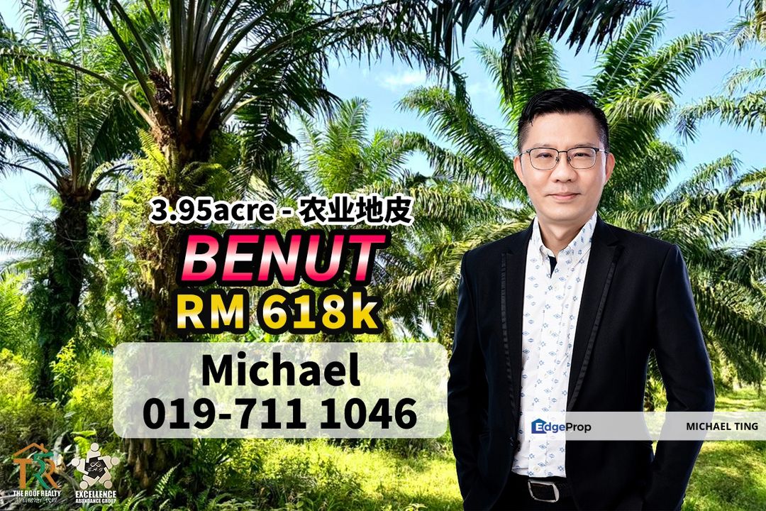 Benut Agricultural Land For Sale, Johor, Pontian
