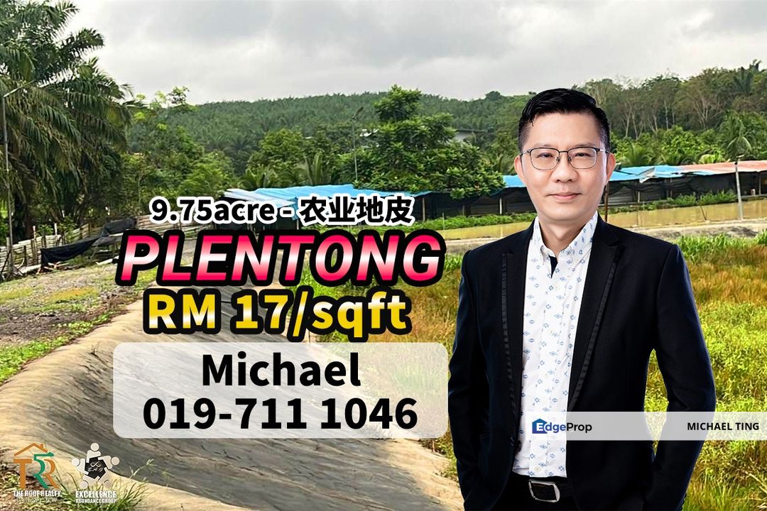 Plentong Agricultural Land For Sale, Johor, Johor Bahru
