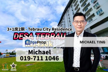 Tebrau City Residences , 3+1 Bedroom Unit , Johor Bahru , Johor, Johor, Johor Bahru