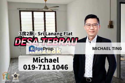 Sri Lanang Flat 3 Bedroom Unit , Desa Tebrau , Johor Bahru , Johor, Johor, Johor Bahru