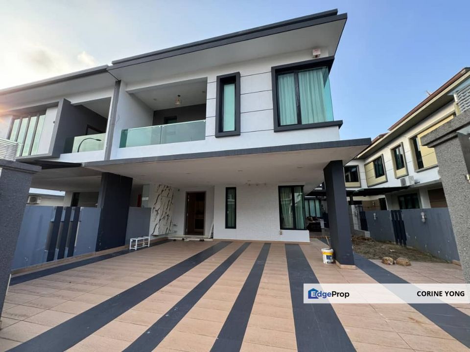 Taman Gaya Double Storey Cluster House For Sale , Johor, Ulu Tiram