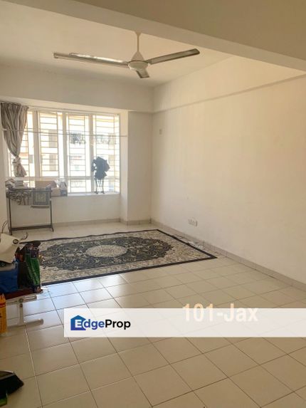 Big House !! Murah!! Murah!! Palm Garden Apartment 1342sqft 4r2b Leasehold & Non-bumi Lot Basic Unit Facing Swimming Pool Tenanted Now 24hrs Security, Selangor, Klang