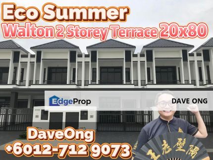Eco Summer, Walton - 2 Storey Terrace House , Johor, Johor Bahru