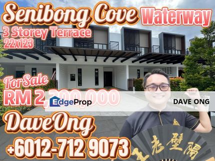 Senibong Cove, WaterWay - 3-Storey Terrace House Lotus, Johor, Masai