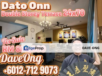 Dato Onn - Double Storey Terrace House 24x70, Johor, Johor Bahru