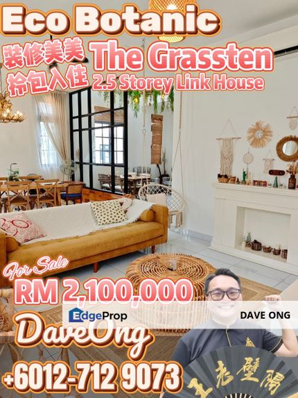 Eco Botanic 1/x @ The Grassten 2.5 Storey Endlot, Johor, Nusajaya