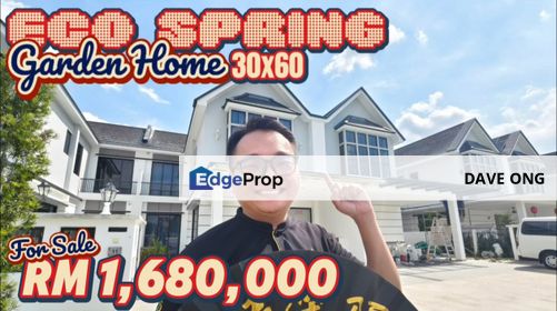 Eco Spring - Double Storey Garden Home 30x60, Johor, Johor Bahru