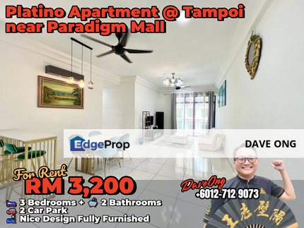Platino Apartment @ Tampoi (near Paradigm Mall), Johor, Johor Bahru