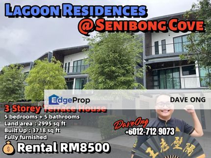 Lagoon Residences@Senibong Cove - 3 Storey Terrace House, Johor, Masai