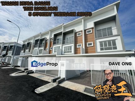 Mahligai 3 Storey Terrace House @ Taman Nusa Damai, Johor, Pasir Gudang