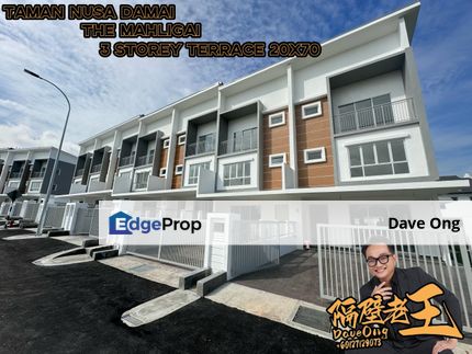 Mahligai 3 Storey Terrace House @ Taman Nusa Damai, Johor, Pasir Gudang